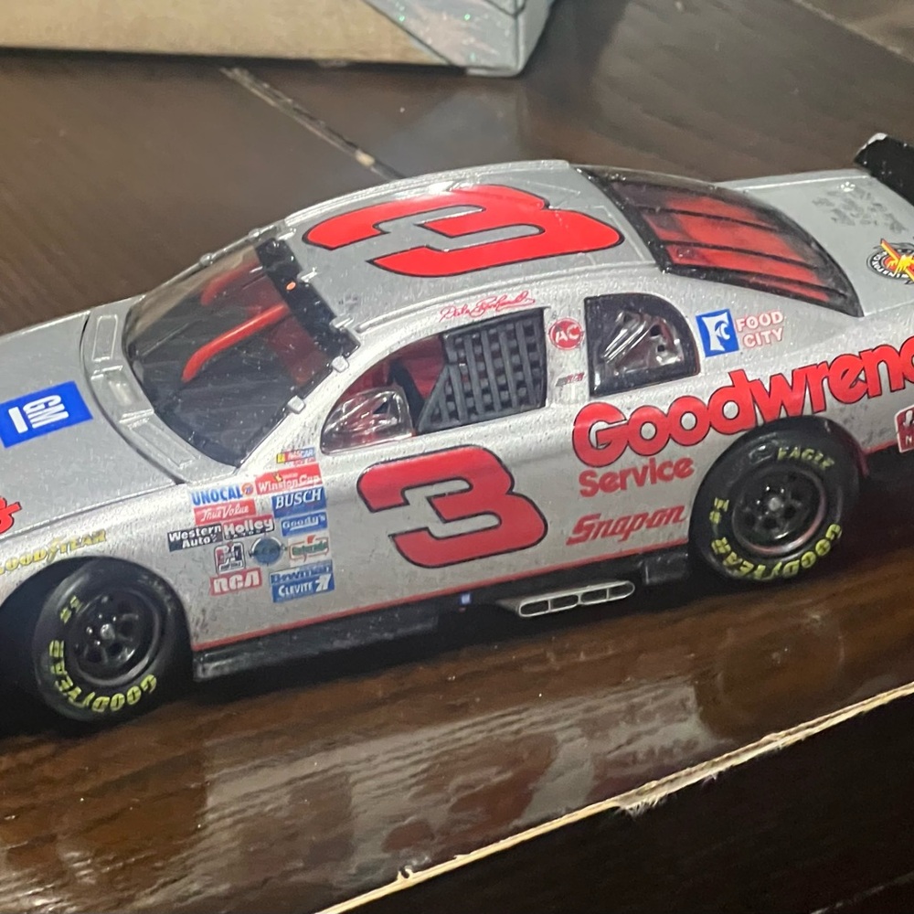 Silver Racing Car Toy